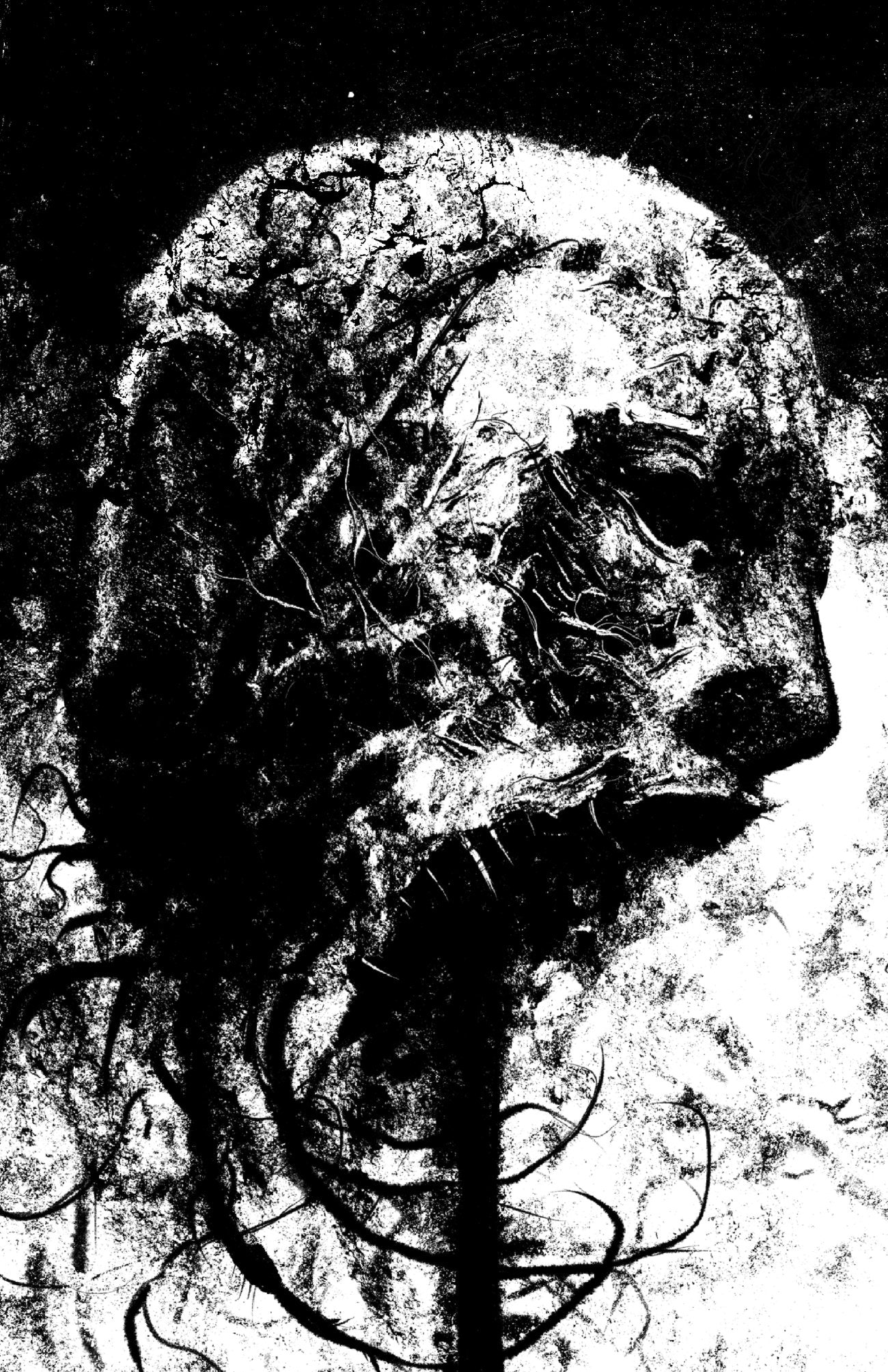 Impaled Face Fine Art Print (Various Sizes)