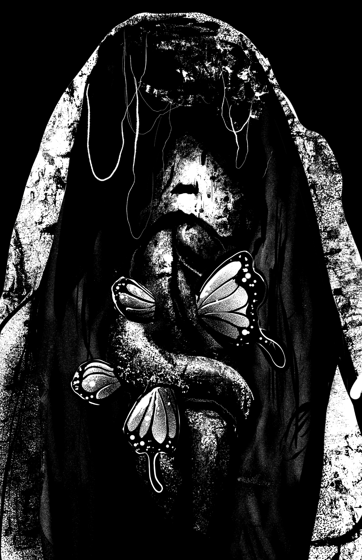 Butterfly Woman Fine Art Print